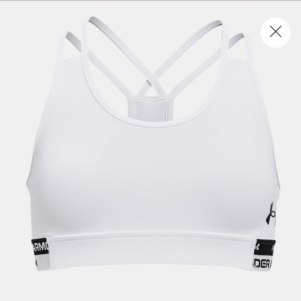 Under Armour Girls' HeatGear Sports Bra Size YSM or YLG